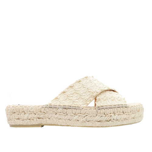 Women's Double Sole x Bands Sandals Natural