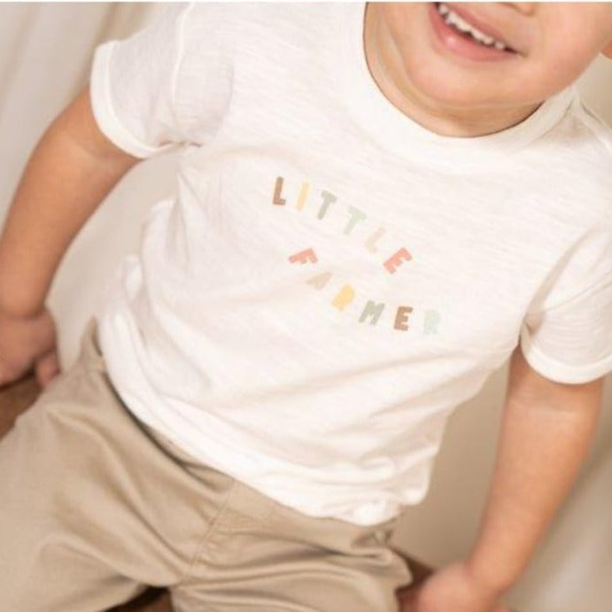 T-shirt short sleeves White Little Farm