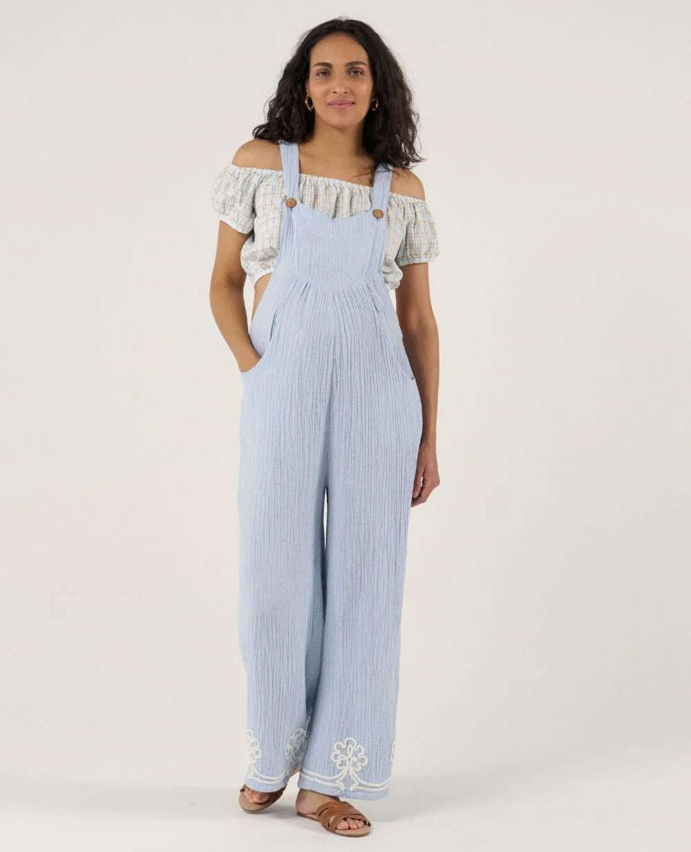Yael Dungarees | Blue