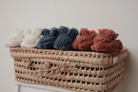 Teddy Booties Off White | Newborn Naturals