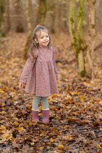 2-pack Tights Pink & Garden Green | Fairy Garden