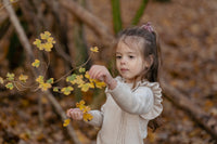 Sand Ruffle Knitted Sweater | Fairy Garden