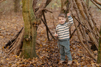 Green Stripe Knitted Sweater | Forest Friends