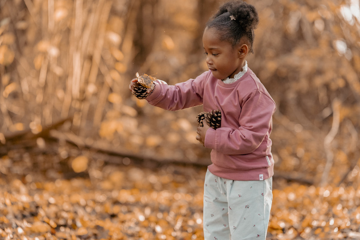 Pink Sweater with Collar | Fairy Garden