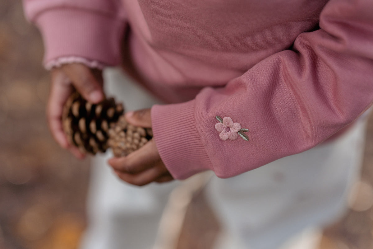 Pink Sweater with Collar | Fairy Garden