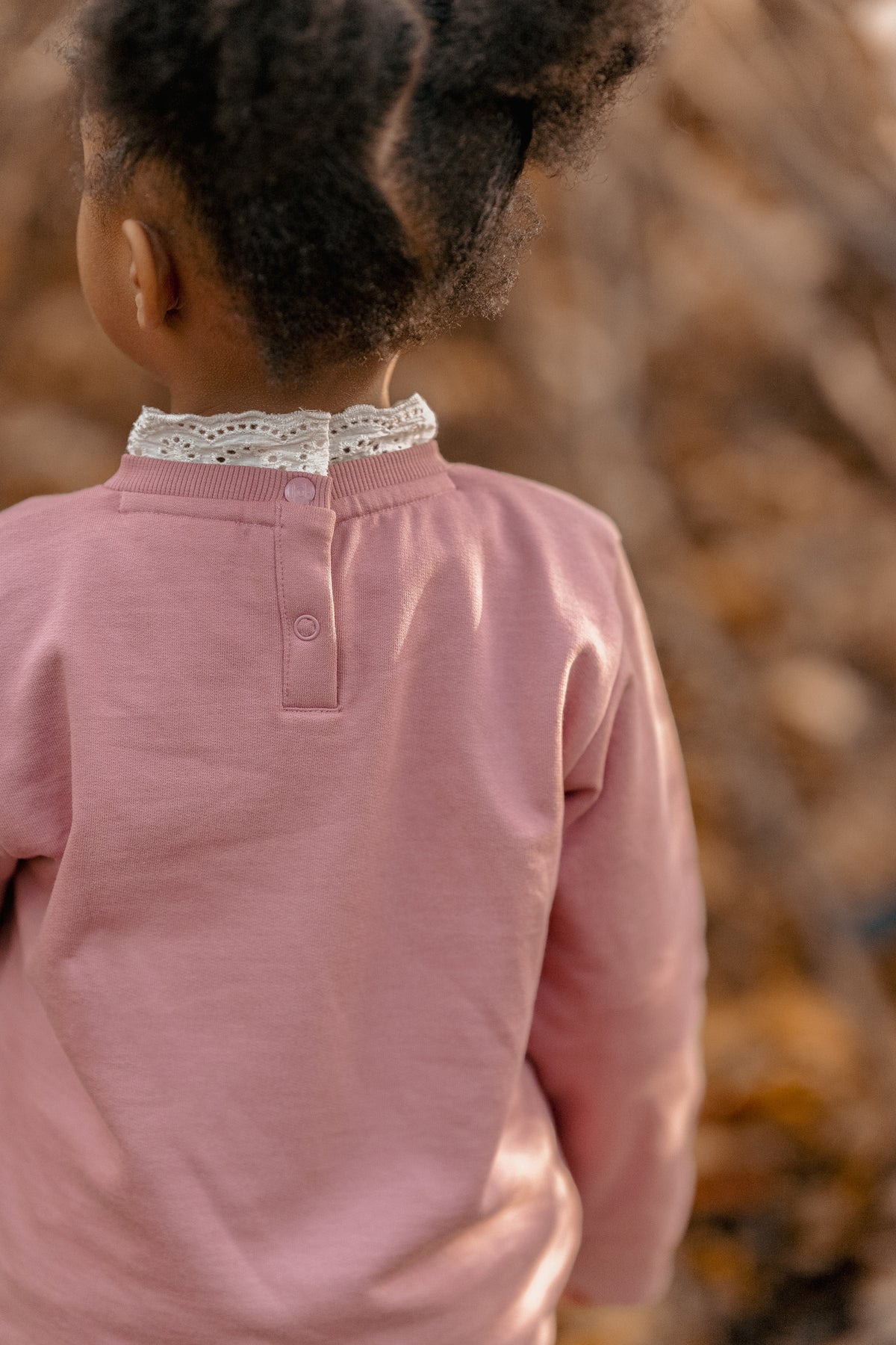 Pink Sweater with Collar | Fairy Garden