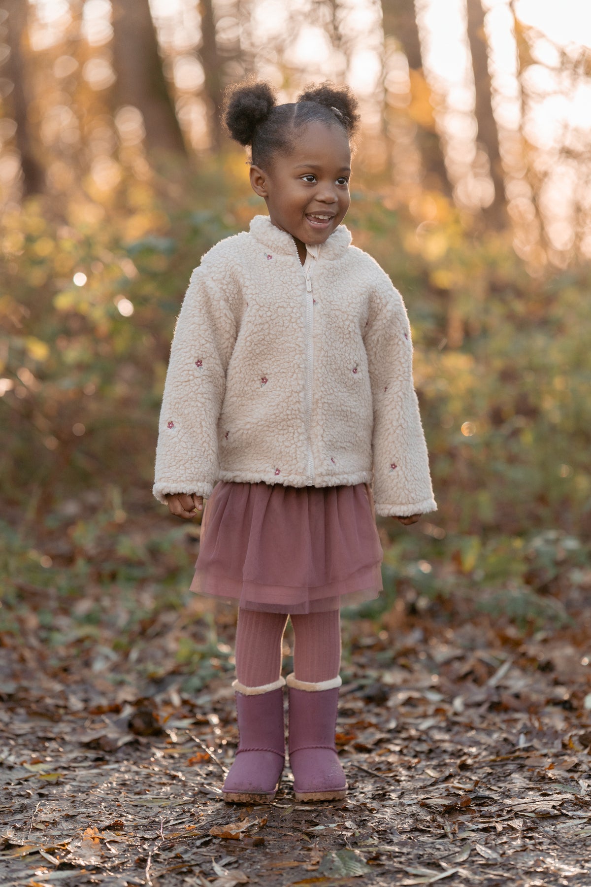 Sand Teddy Cardigan | Fairy Garden