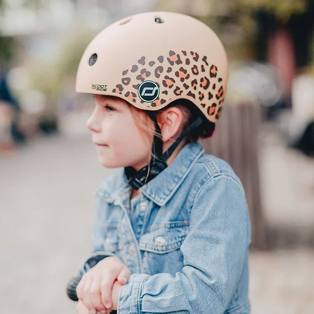 Scoot And Ride Helmet Leopard