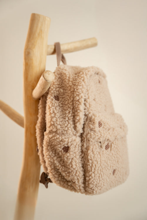 Kids Teddy Backpack Taupe