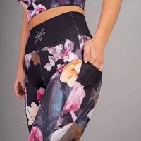 Floral Night Pocket Tights