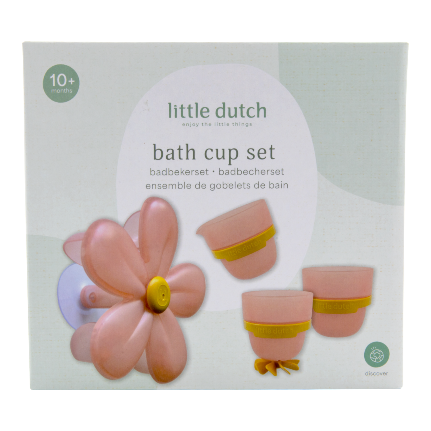 Bath Wall Cups Flower | Pink