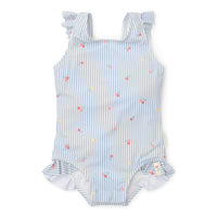 Bathing Suit - Sunny Flowers Blue