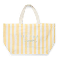 Beach Bag - Sunny Yellow Stripe