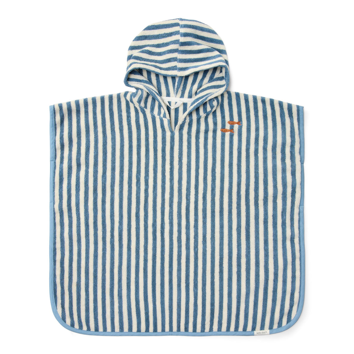 Beach Poncho - Sea Life Ocean Blue