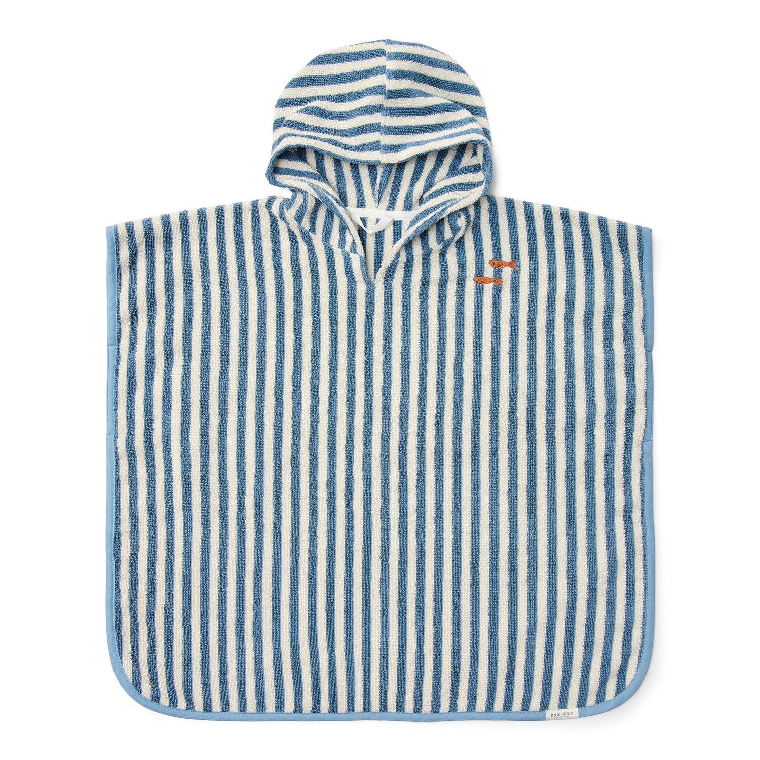 Beach Poncho - Sea Life Ocean Blue