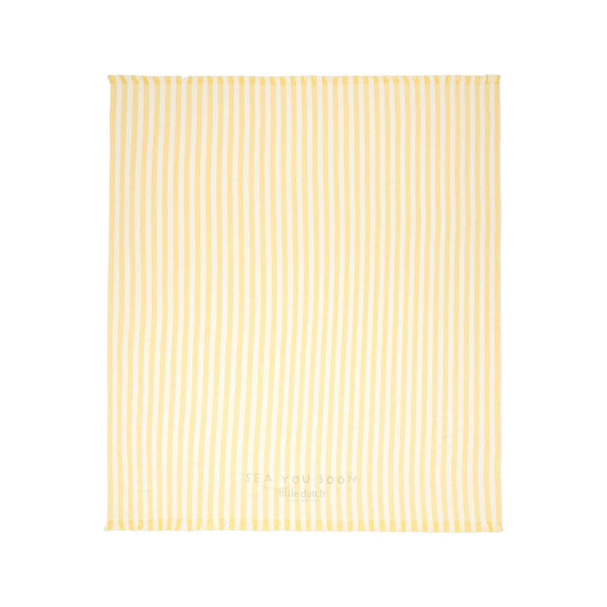 Beach Towel - Sunny Yellow Stripe