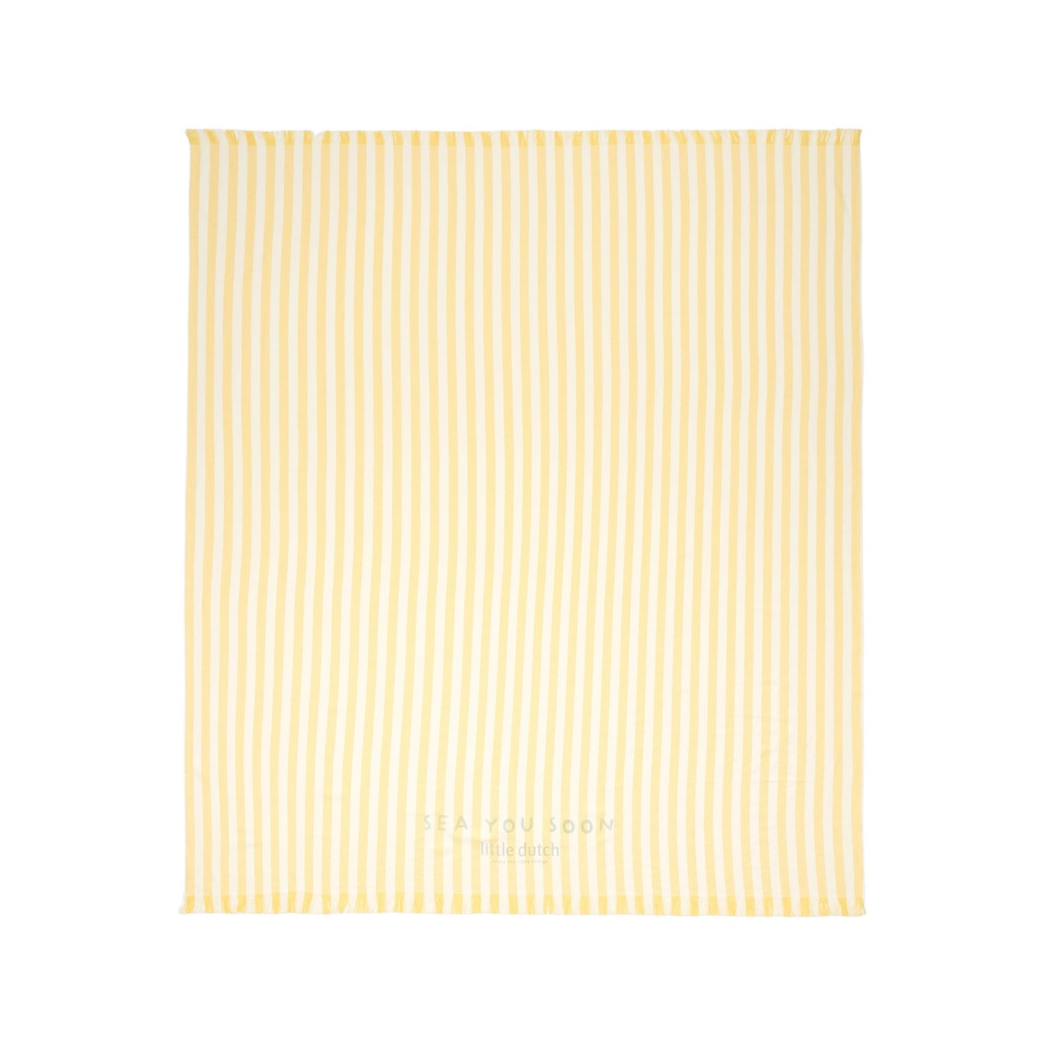 Beach Towel - Sunny Yellow Stripe