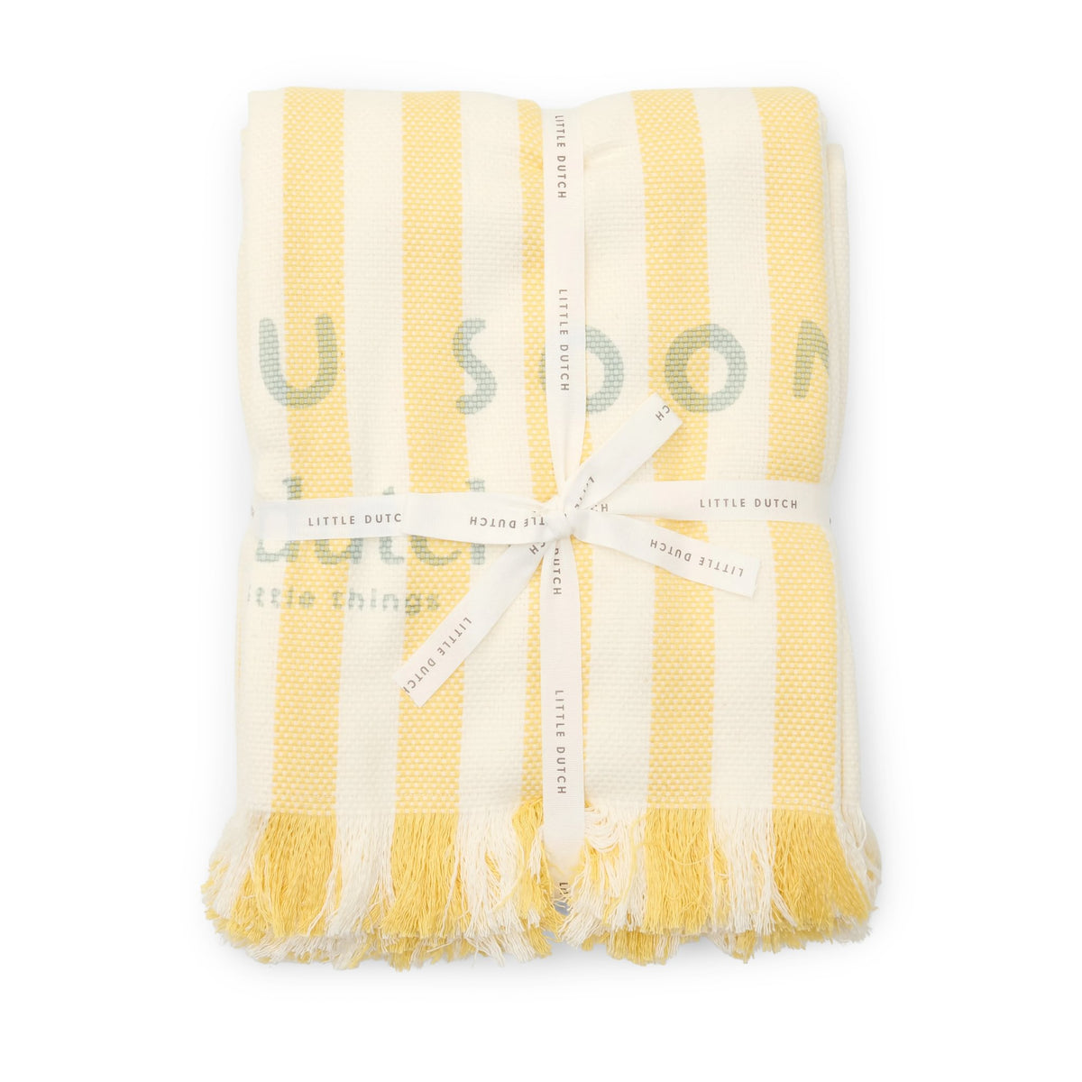 Beach Towel - Sunny Yellow Stripe