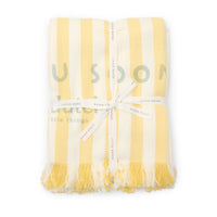 Beach Towel - Sunny Yellow Stripe