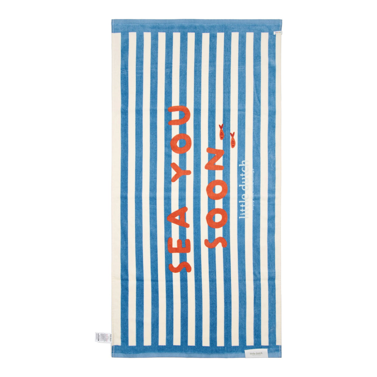 Beach Towel - Sea Life Ocean Blue