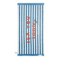 Beach Towel - Sea Life Ocean Blue