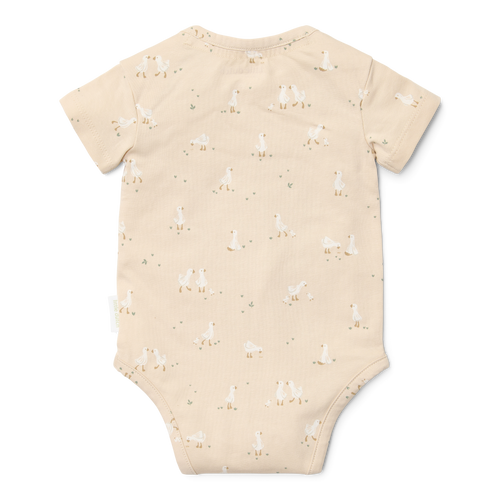 Bodysuit Short Sleeve Little Goose | Newborn Naturals
