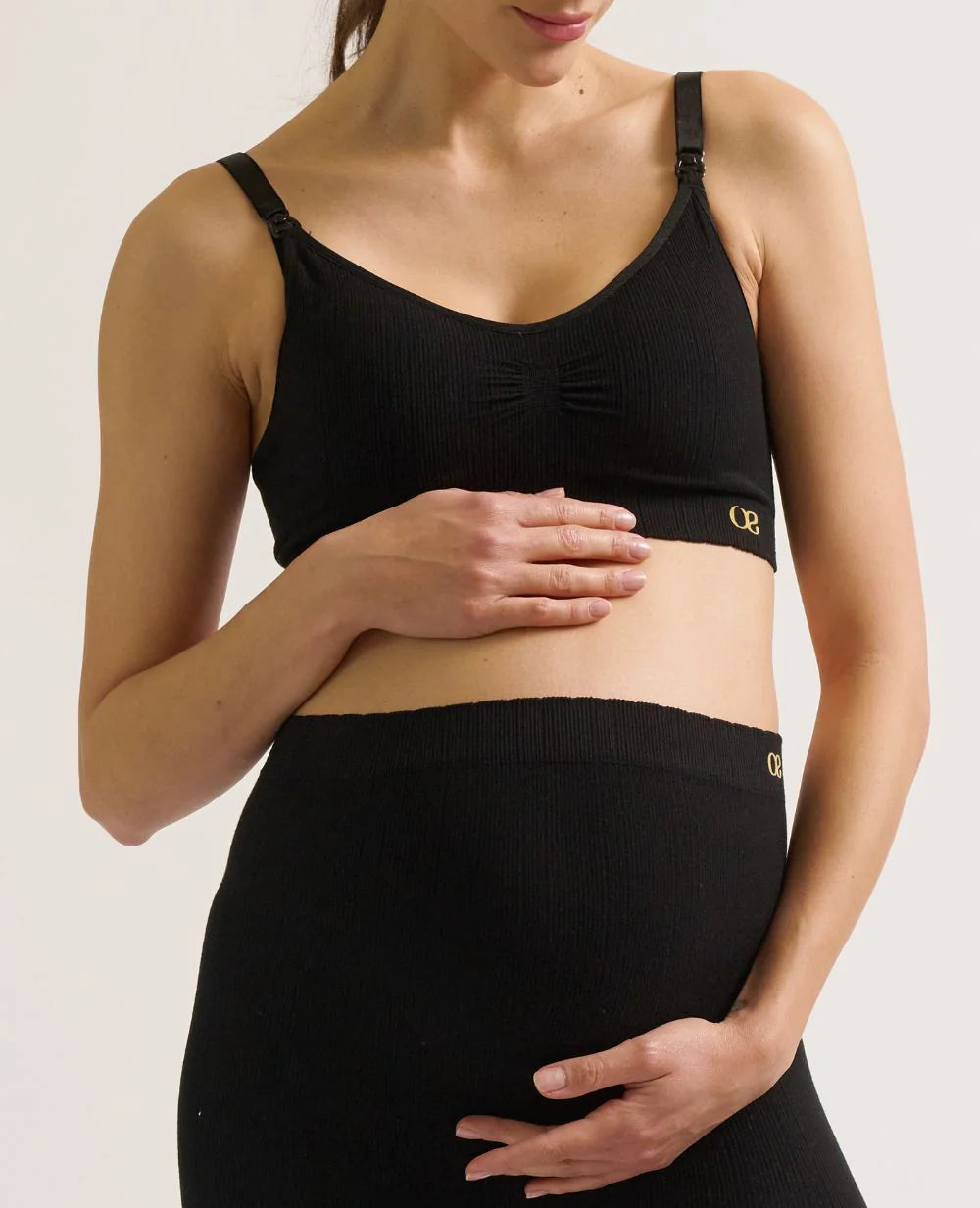 Zoe Pregnancy and Nursing Bra | Black