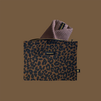 Brown Leopard pouch