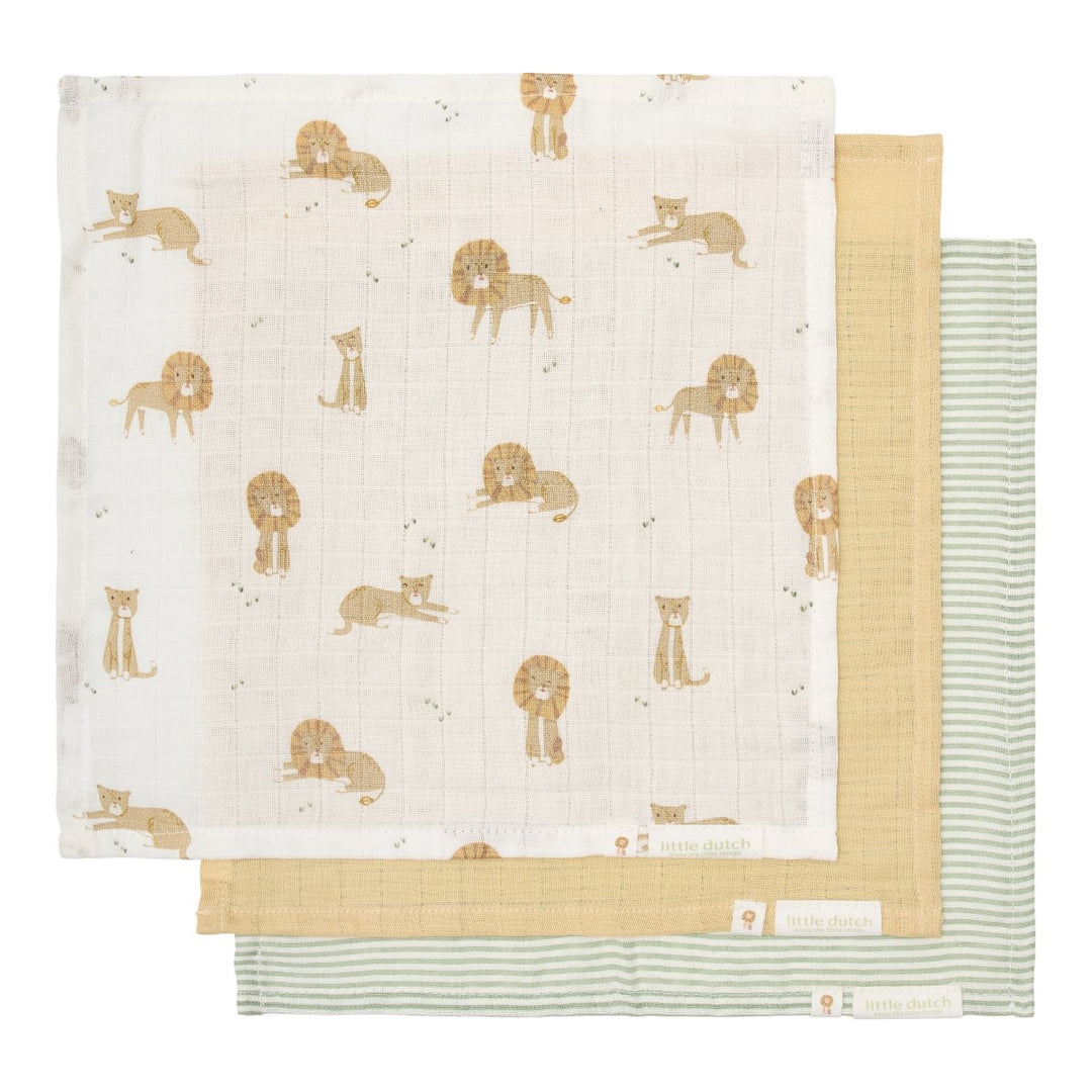Mouth Wipes Set | Safari Leo
