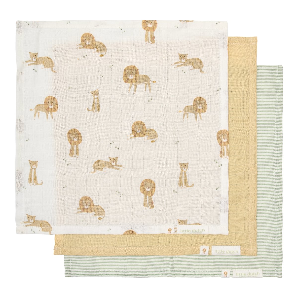 Mouth Wipes Set | Safari Leo