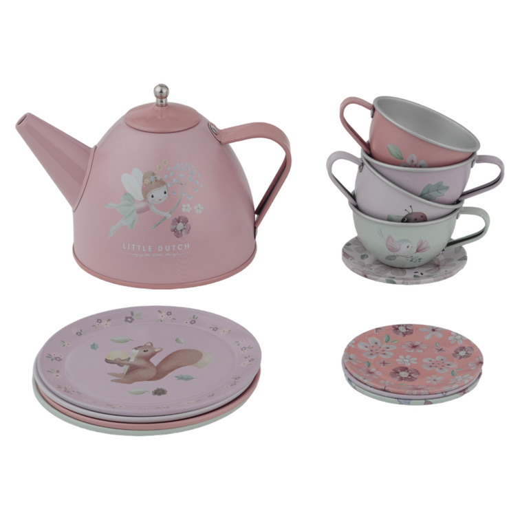 13-Piece Tea Set - Fairy Garden