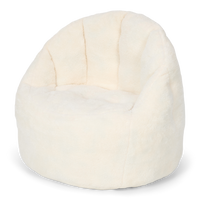Kids Armchair - Teddy Soft White