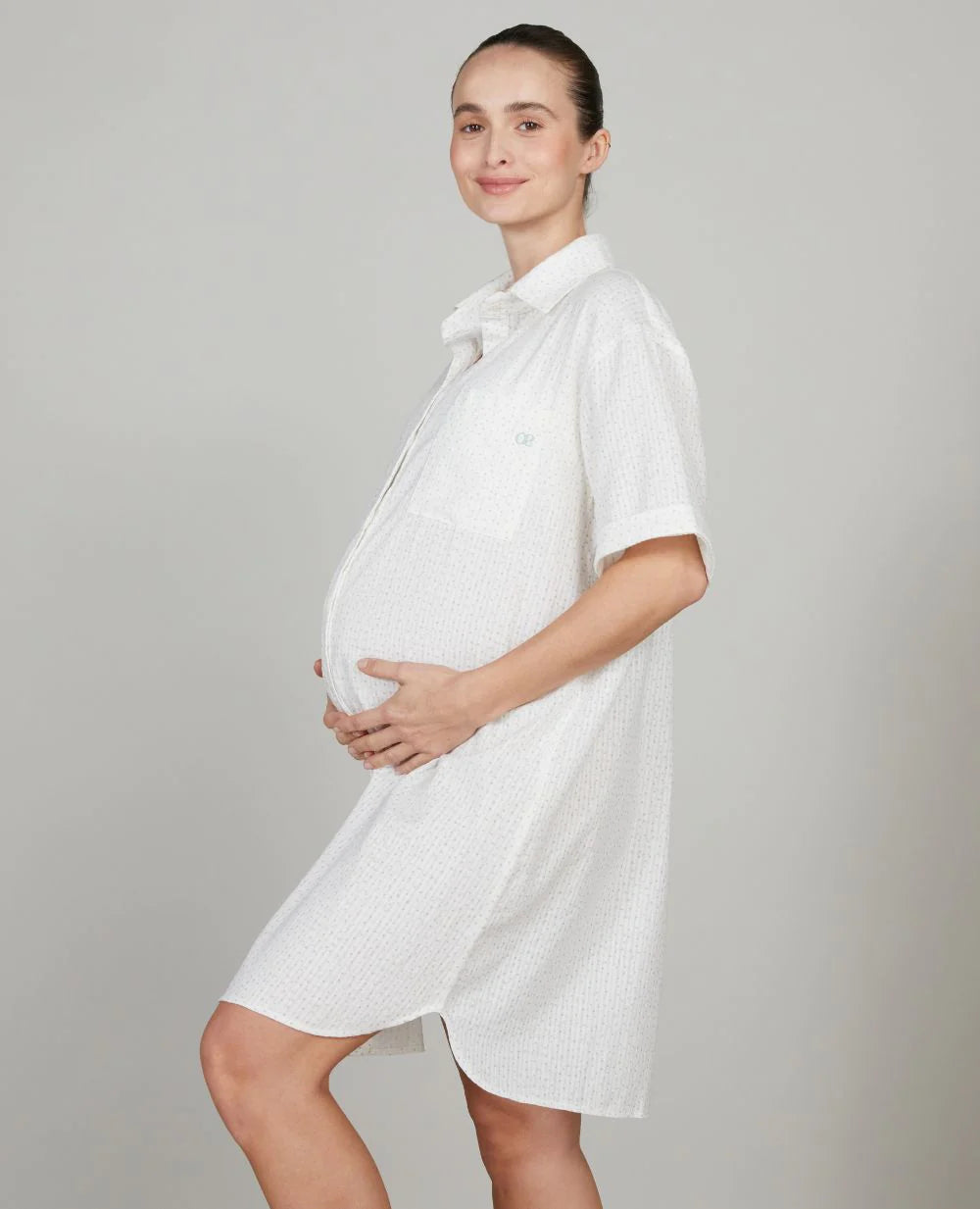Maternity shorts Trousseau organic cotton natural - Cache Coeur