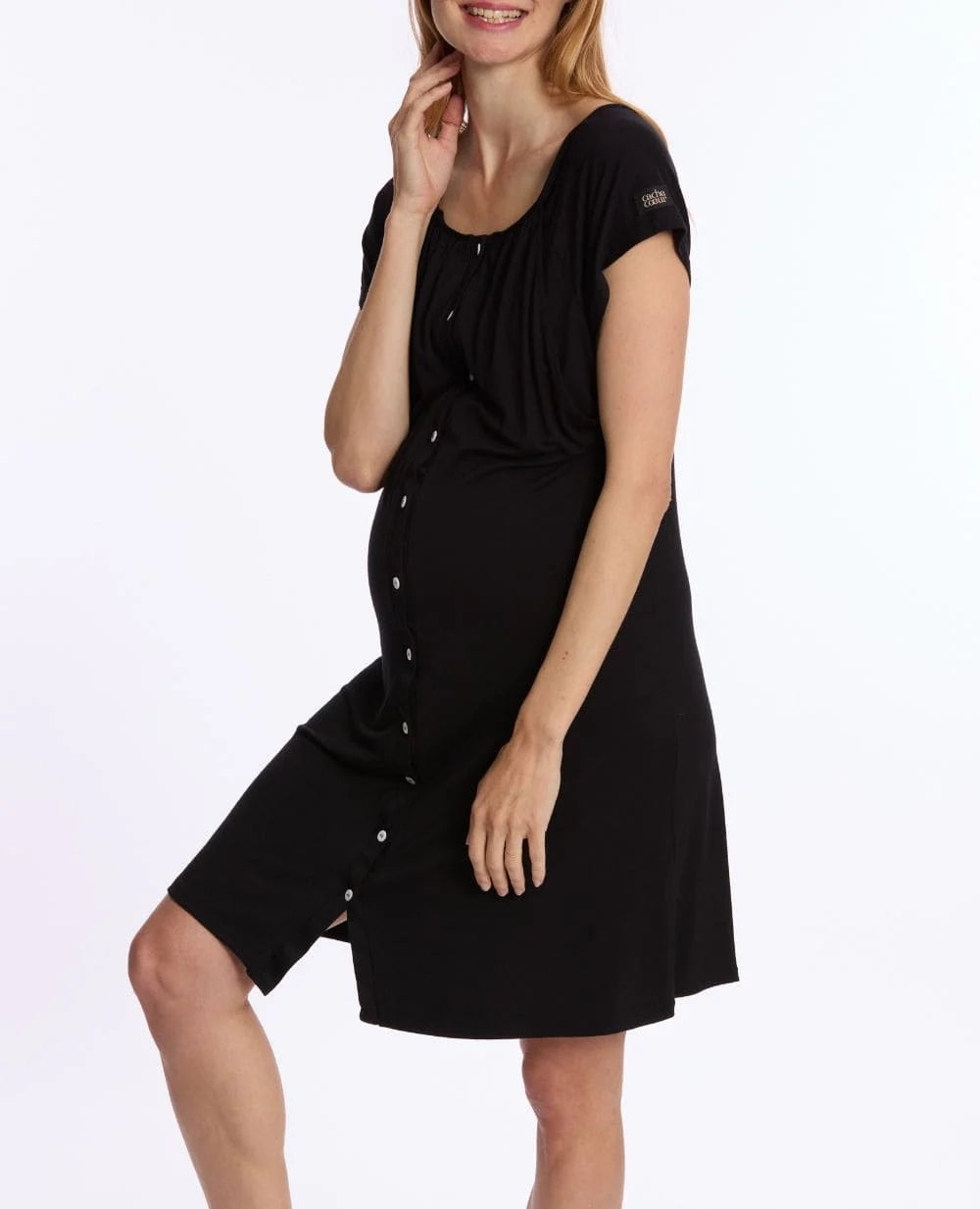 Maternity Nightdress Louna | Black