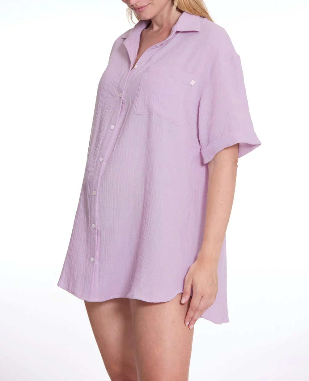 Maternity Nightdress Ice Cream - Lilac