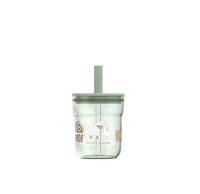 Children's Glass with Straw - Little Farm