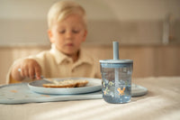 Children's Glass with Straw - Forest Friends