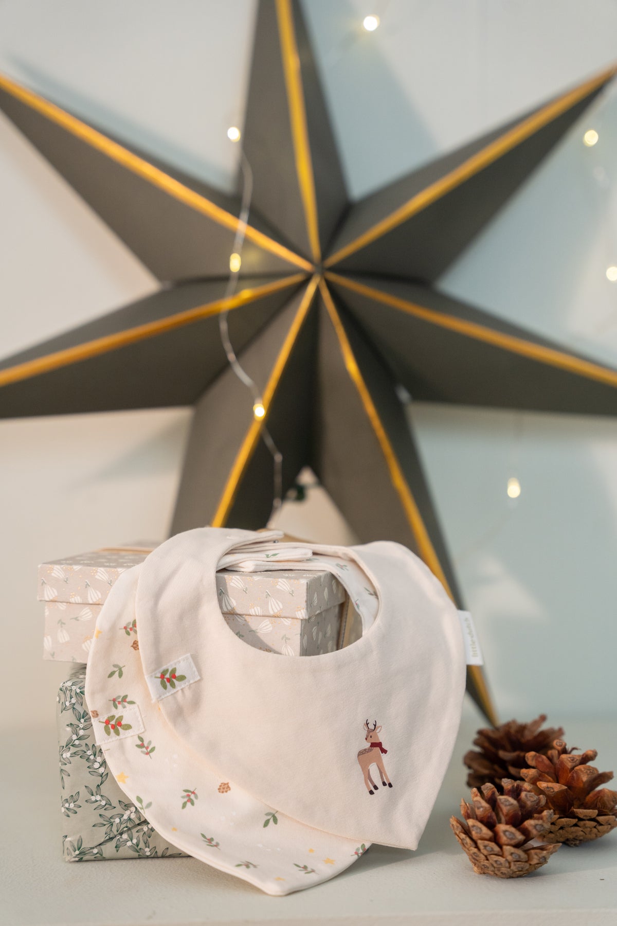 2-Pack Bandana Bib | Little Christmas