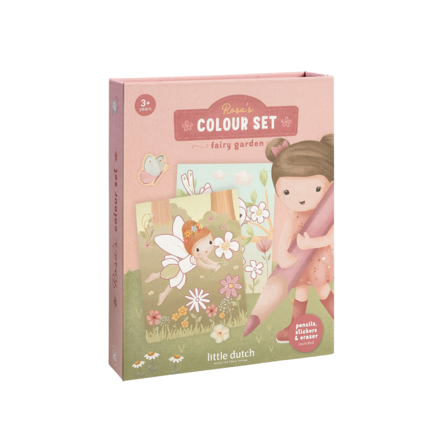 Colouring Book Set | Rosa Fairy Garden