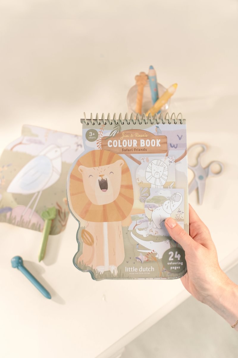 Colouring Book Lion | Safari Friends