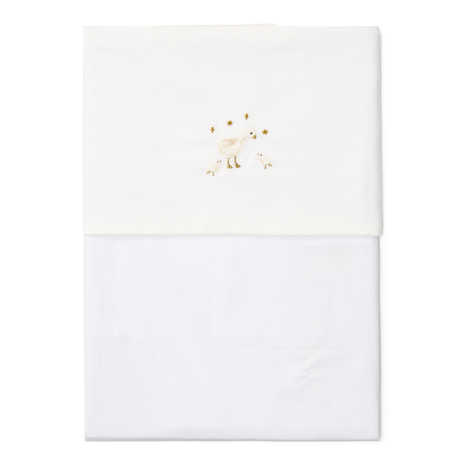 Bassinet Sheet Embroidered | Little Goose