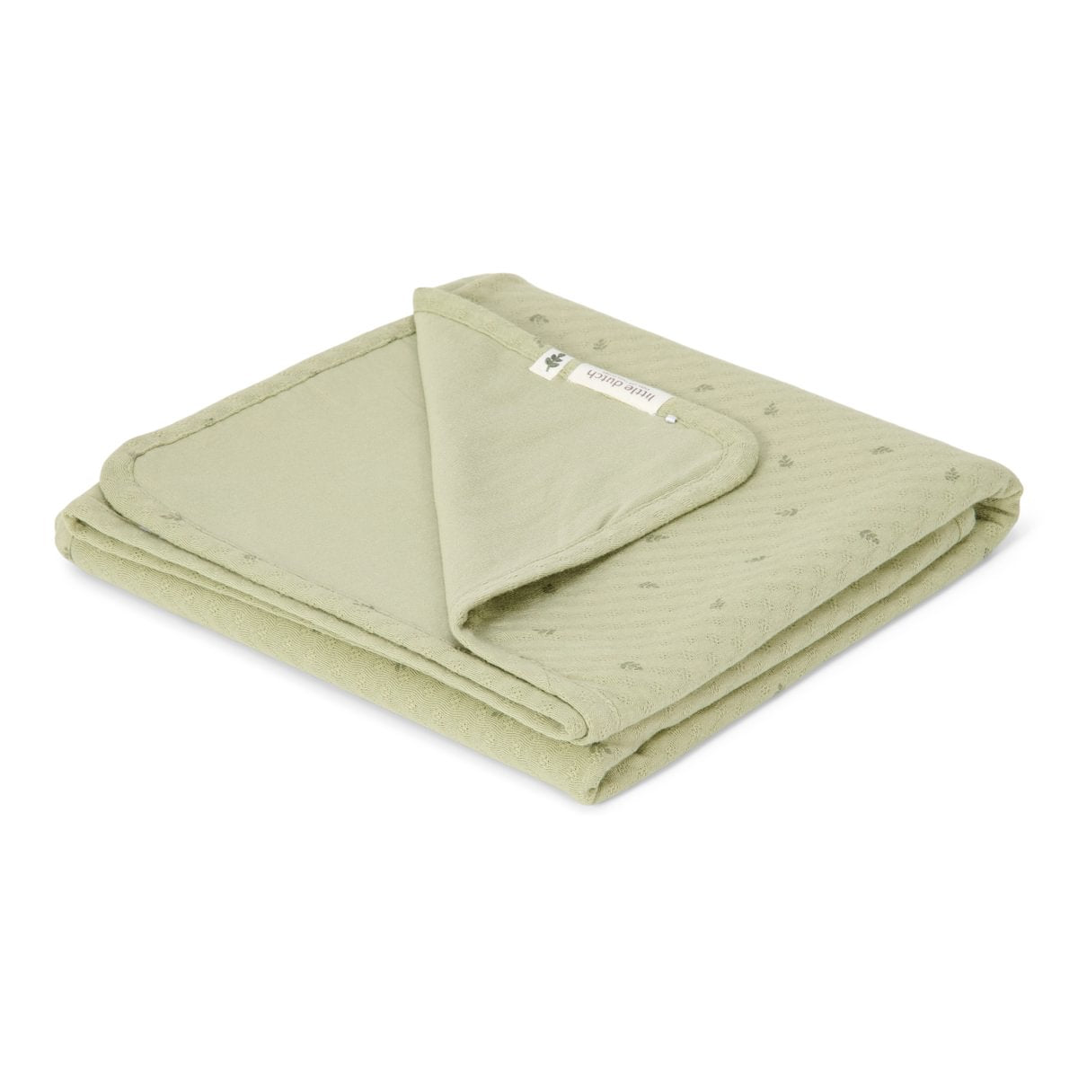 Bassinet Blanket | Pure Sage Leaves