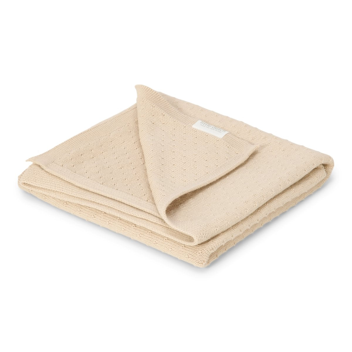 Knitted Bassinet Blanket | Pure Soft Beige