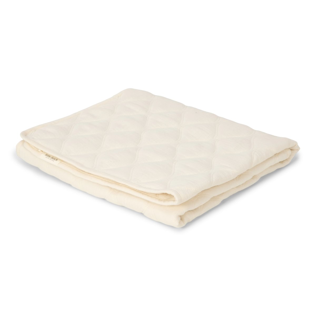 Quilted Cot Blanket | Pure Soft White