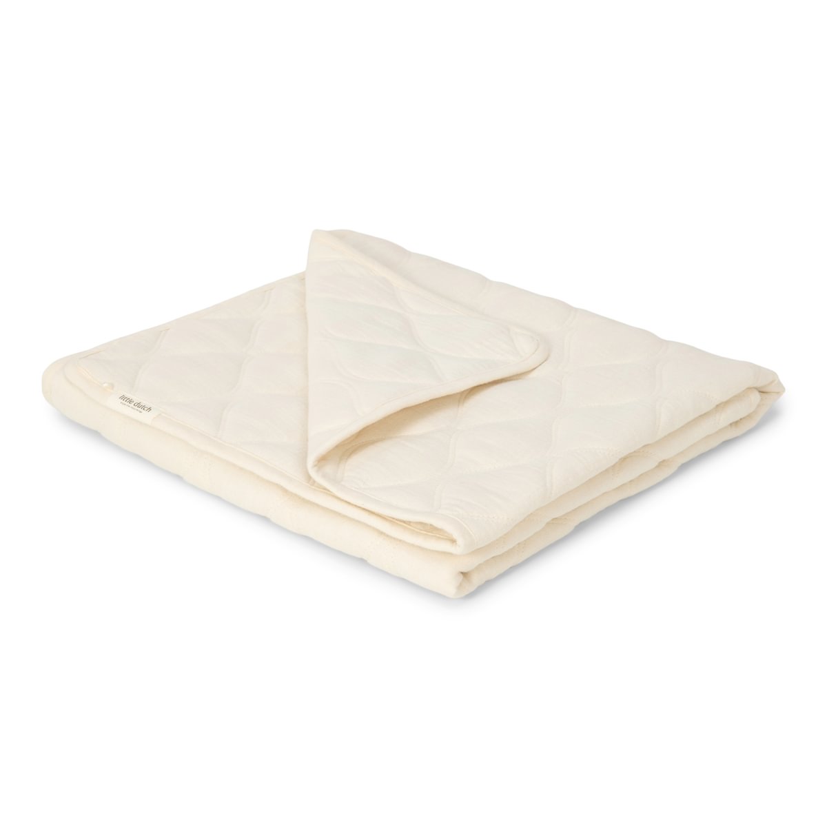 Quilted Bassinet Blanket | Pure Soft White