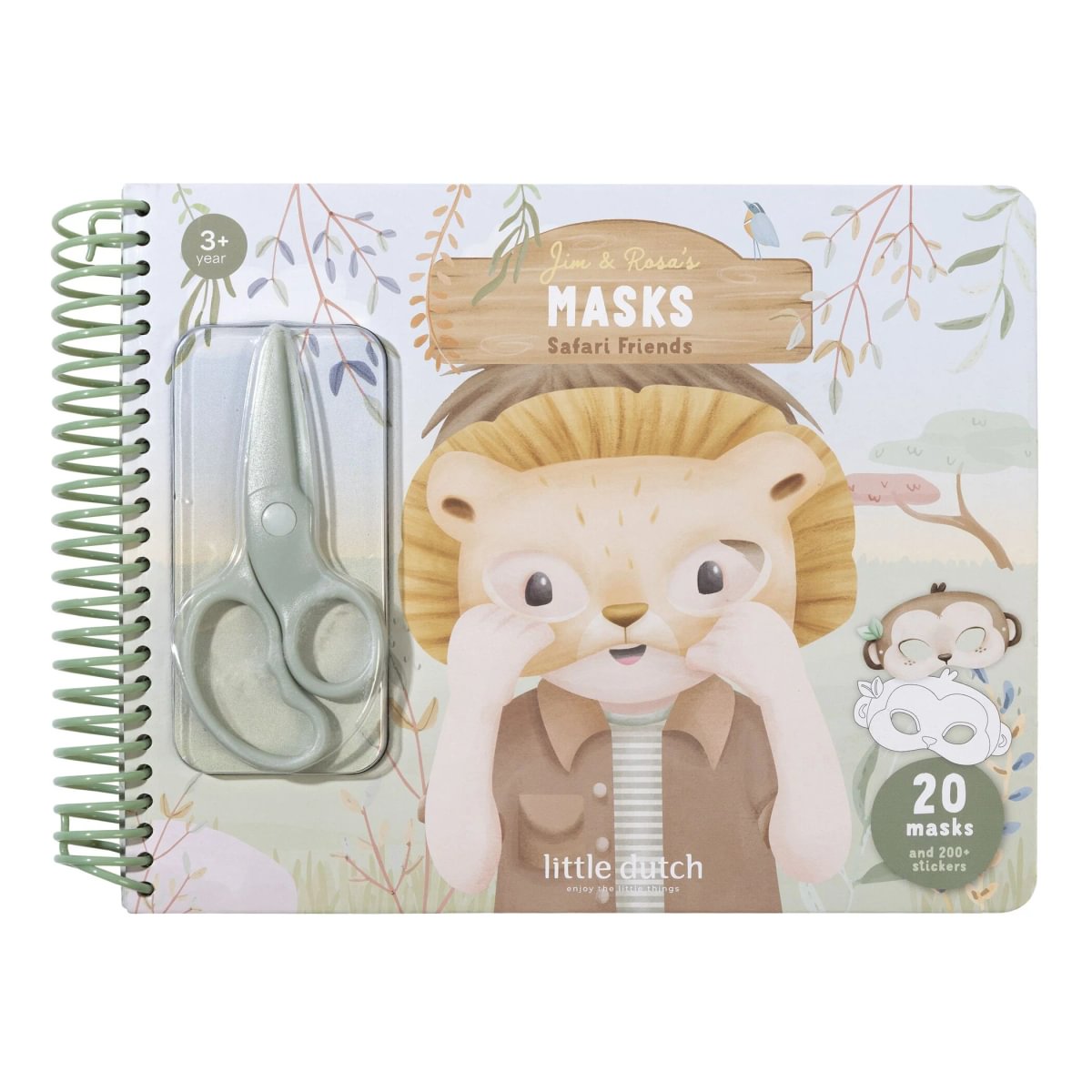 Cut & Play Masks | Safari Friends