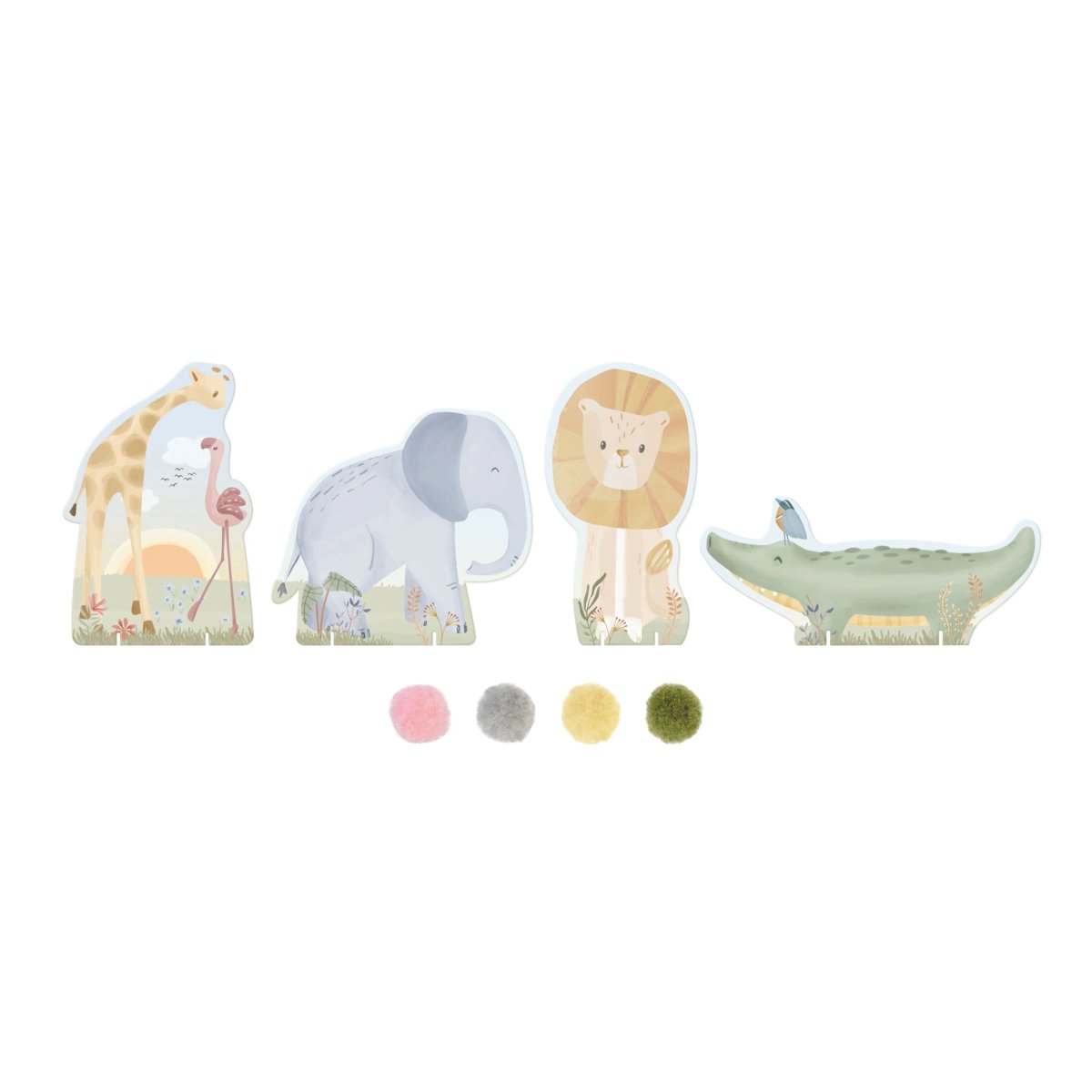 Pompom DIY Kit | Safari Friends