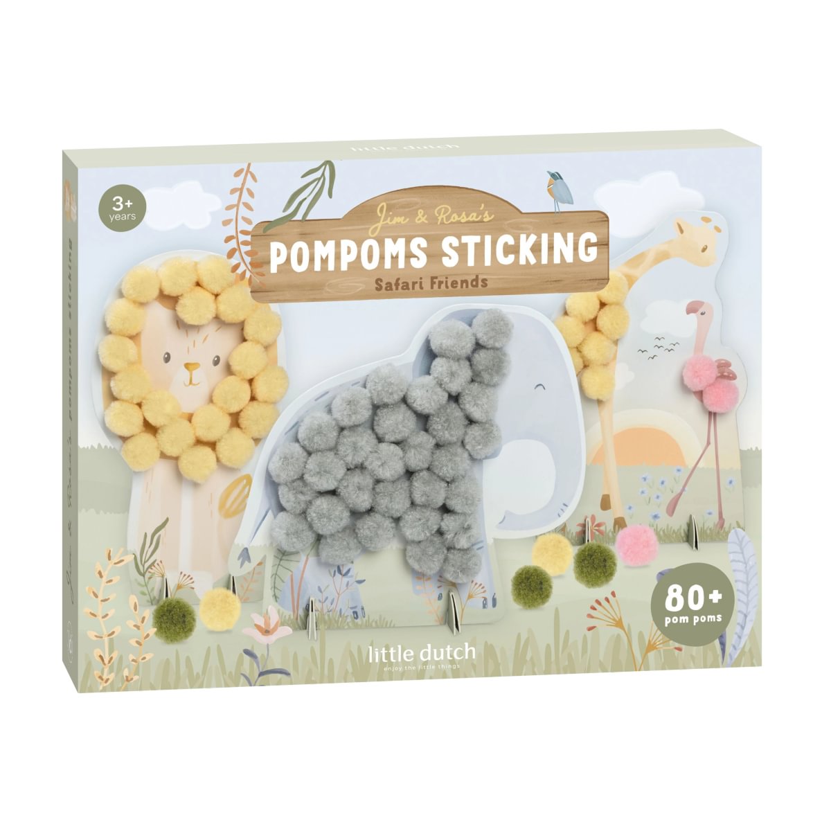 Pompom DIY Kit | Safari Friends