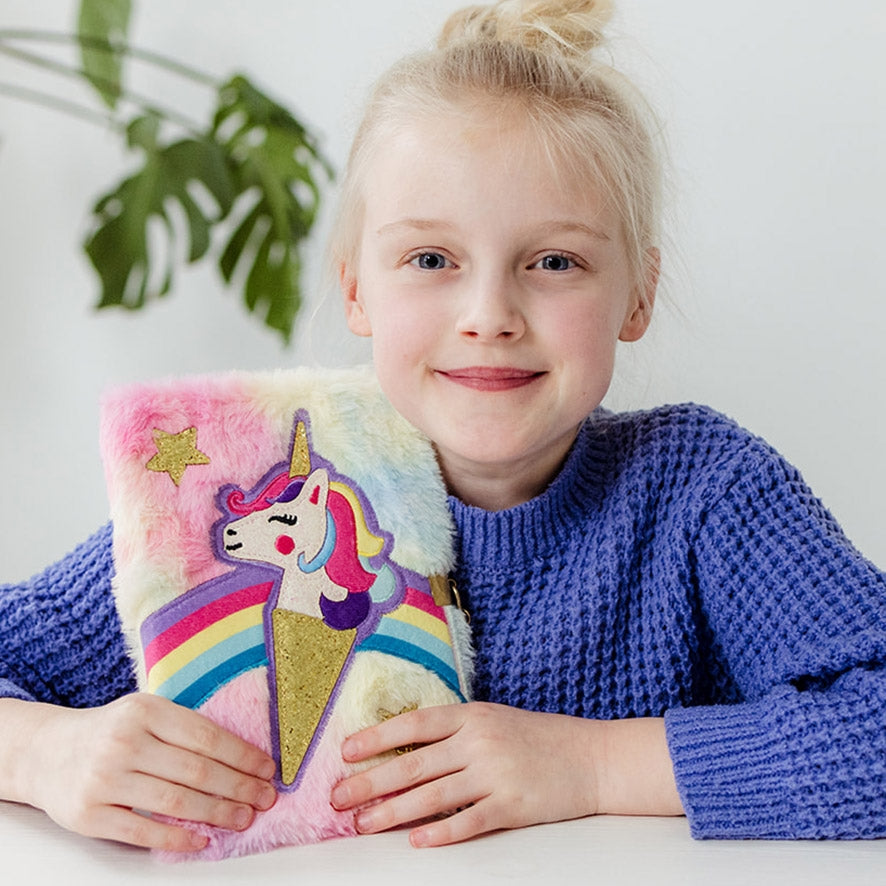 Totum Unicorn Fluffy Notebook