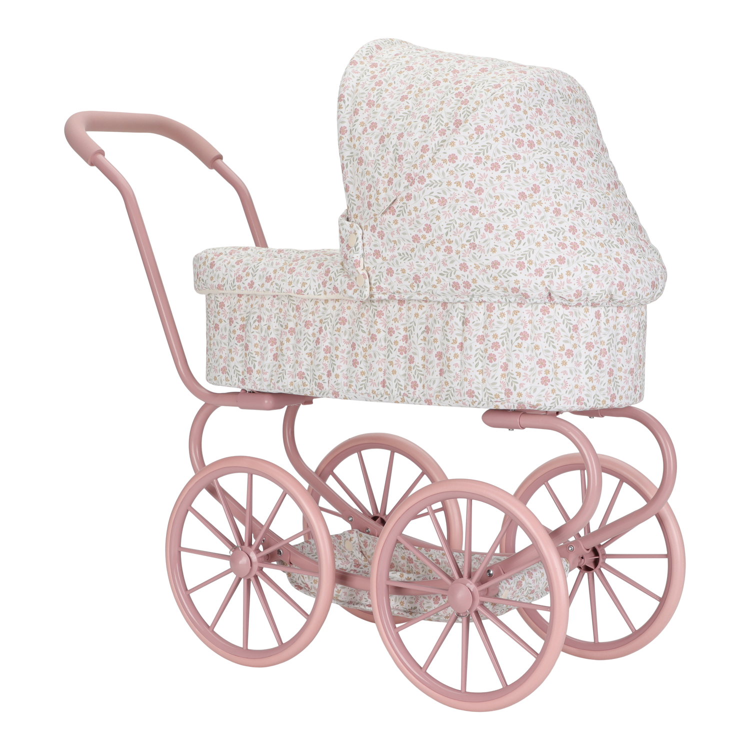 Metal Doll Pram Soft Flowers | Essentials